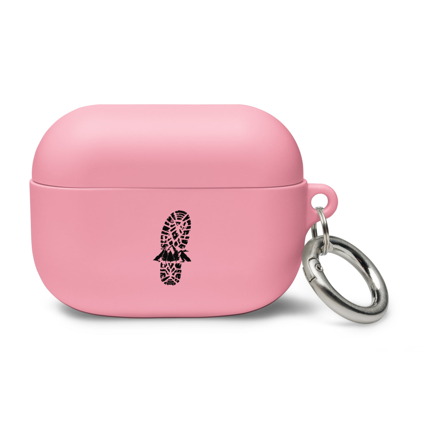 Berge Und Wanderschuh Abdruck - AirPods Case berge wandern Pink AirPods Pro