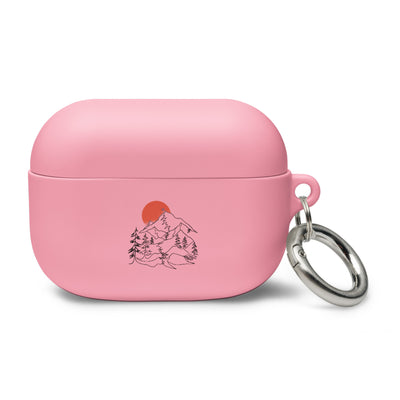 Berglandschaft - AirPods Case berge Pink AirPods Pro