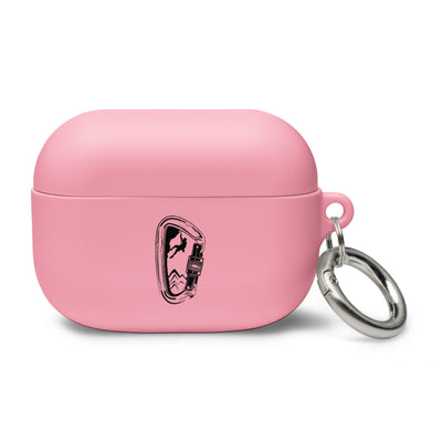 Bergsteigen Im Karabiner - AirPods Case klettern Pink AirPods Pro