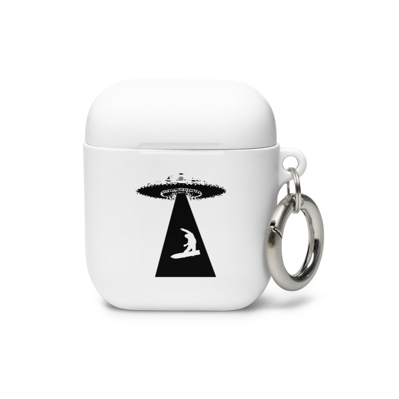 Ufo – Snowboarden - AirPods Case snowboarden Weiß AirPods