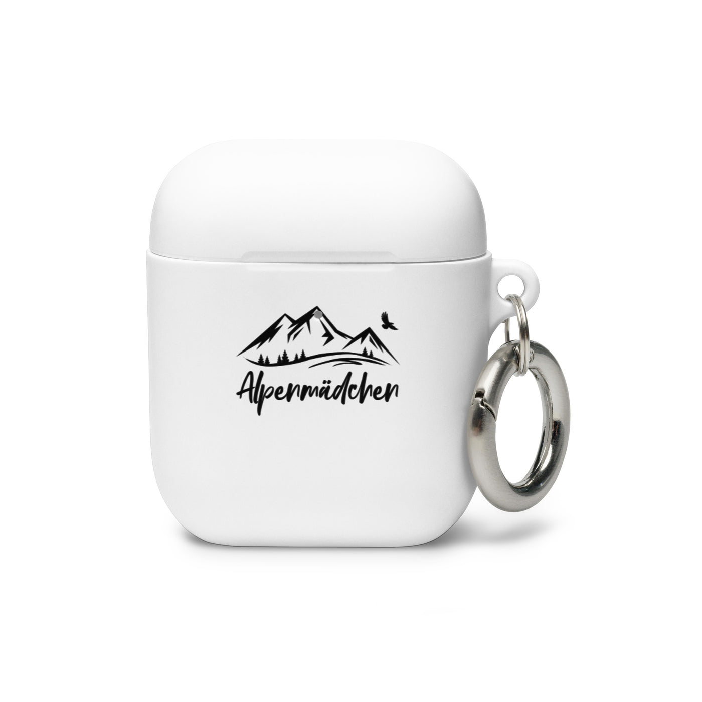 Alpenmadchen - AirPods Case berge Weiß AirPods