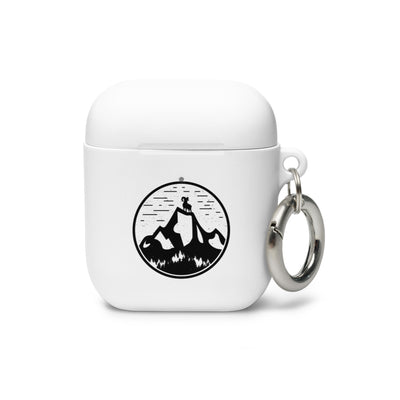 Alpensteinbock Am Berg - AirPods Case berge Weiß AirPods