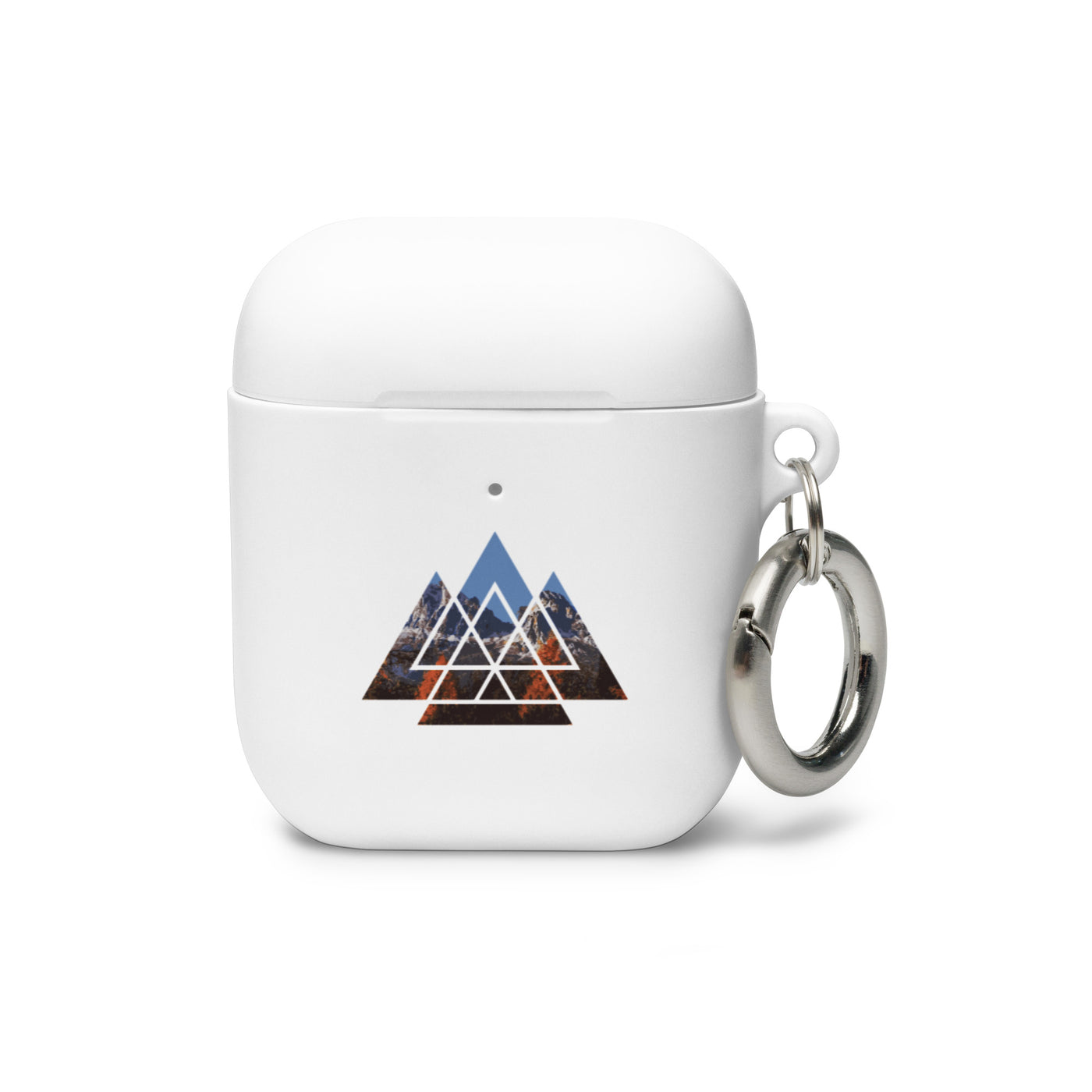 Berge Abstrakt - AirPods Case berge wandern Weiß AirPods