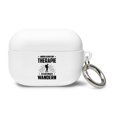 Andere Gehen Zur Therapie Ich Gen Einfach Wandern - AirPods Case wandern Weiß AirPods Pro