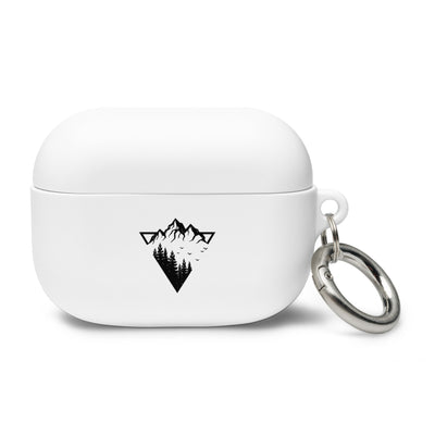 Berge - Geometrisch - AirPods Case berge camping wandern Weiß AirPods Pro