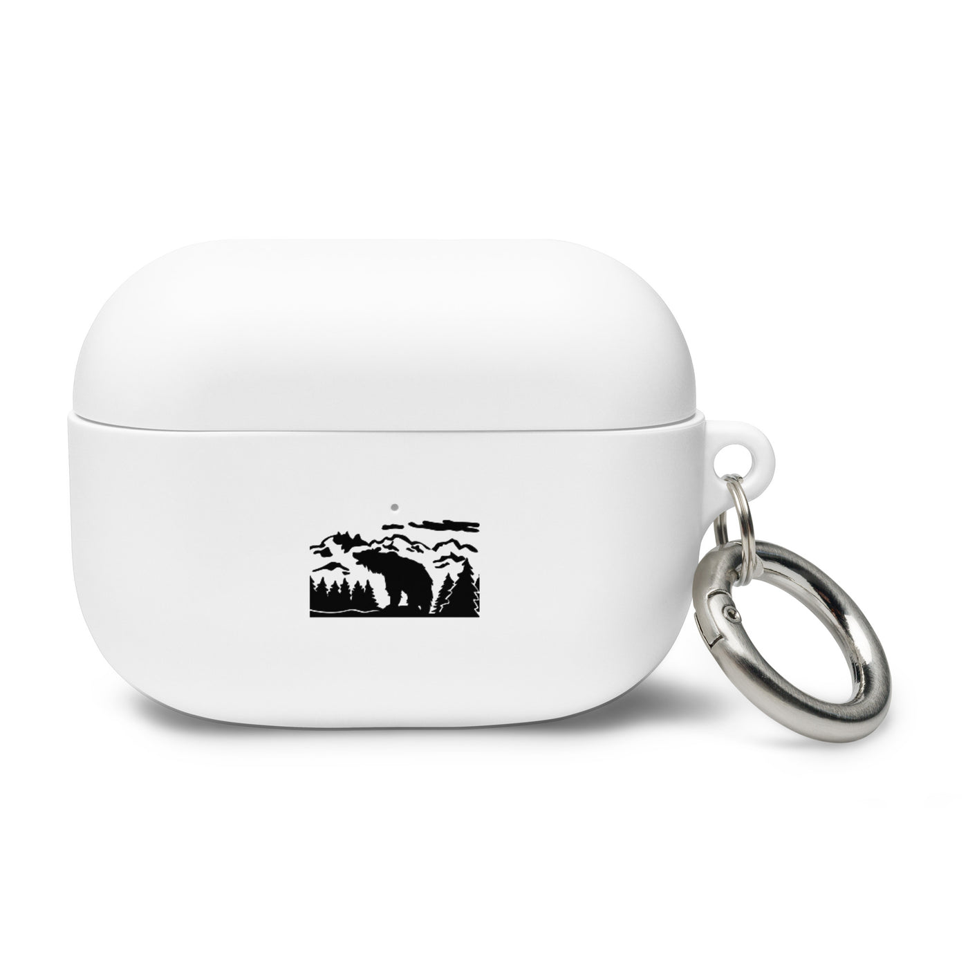 Berglandschaft Und Bär - AirPods Case berge camping Weiß AirPods Pro