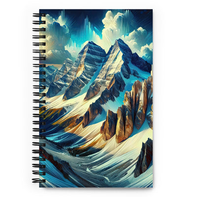 Majestätische Alpen in zufällig ausgewähltem Kunststil - Notizbuch berge xxx yyy zzz Default Title