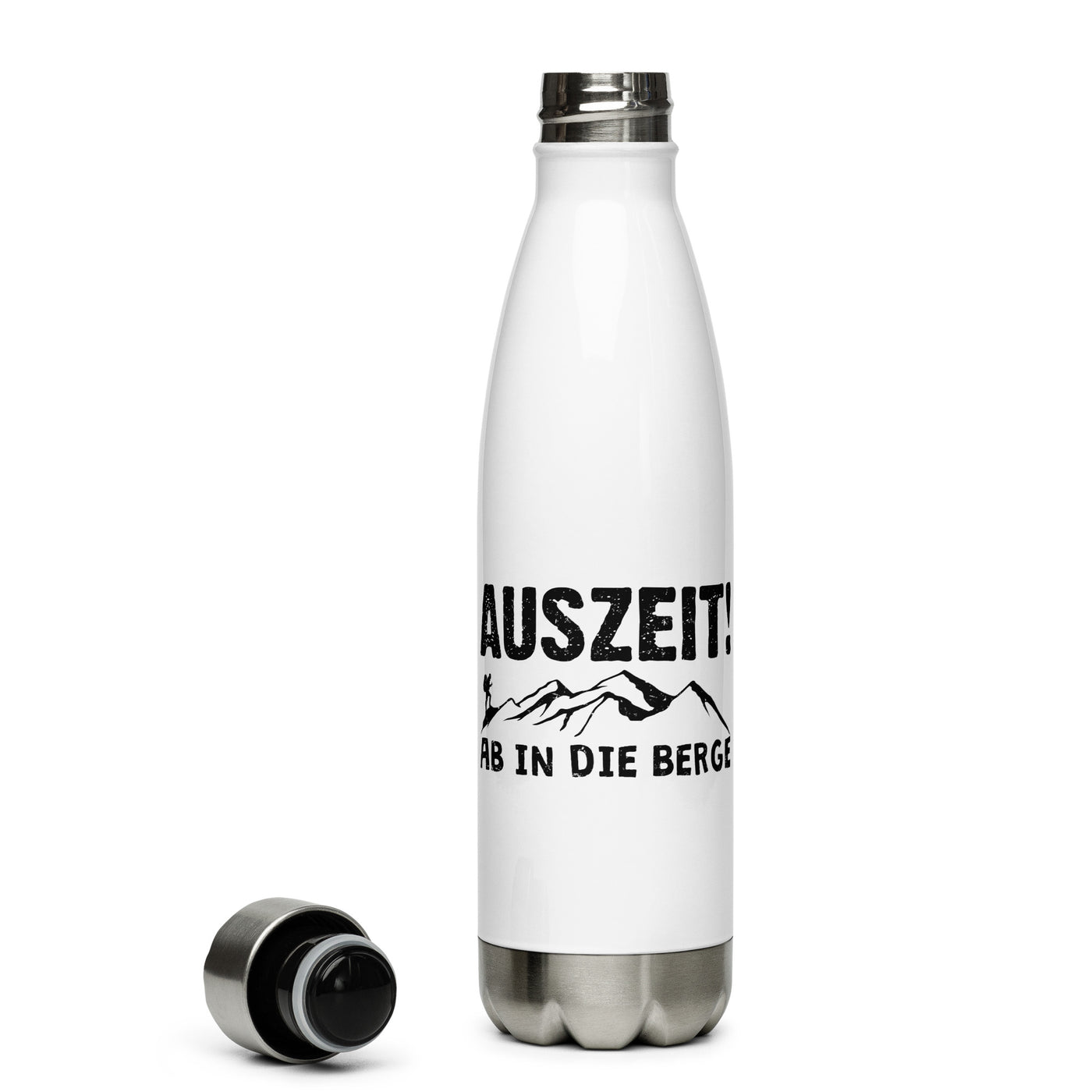 Auszeit, Ab In Die Berge - Edelstahl Trinkflasche berge wandern Default Title