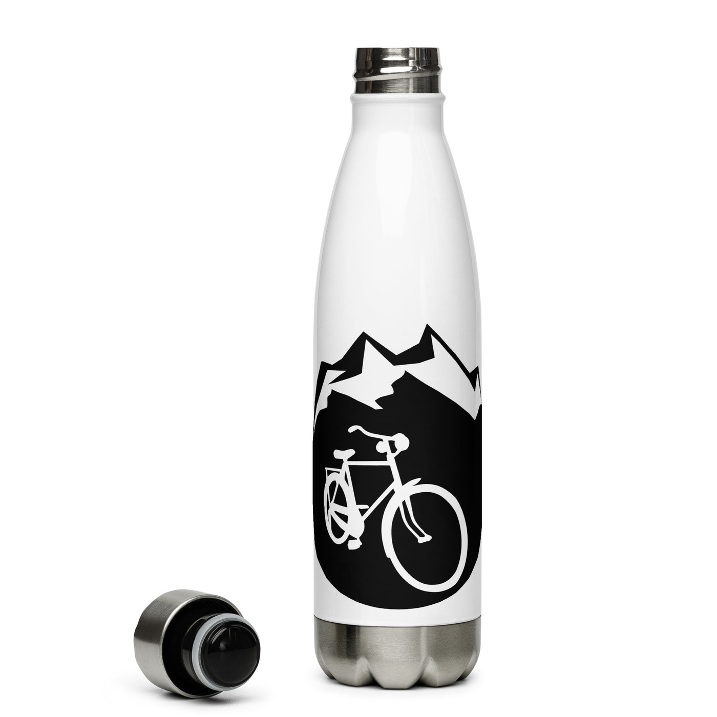 Kreis - Berg - Radfahren - Edelstahl Trinkflasche fahrrad Default Title