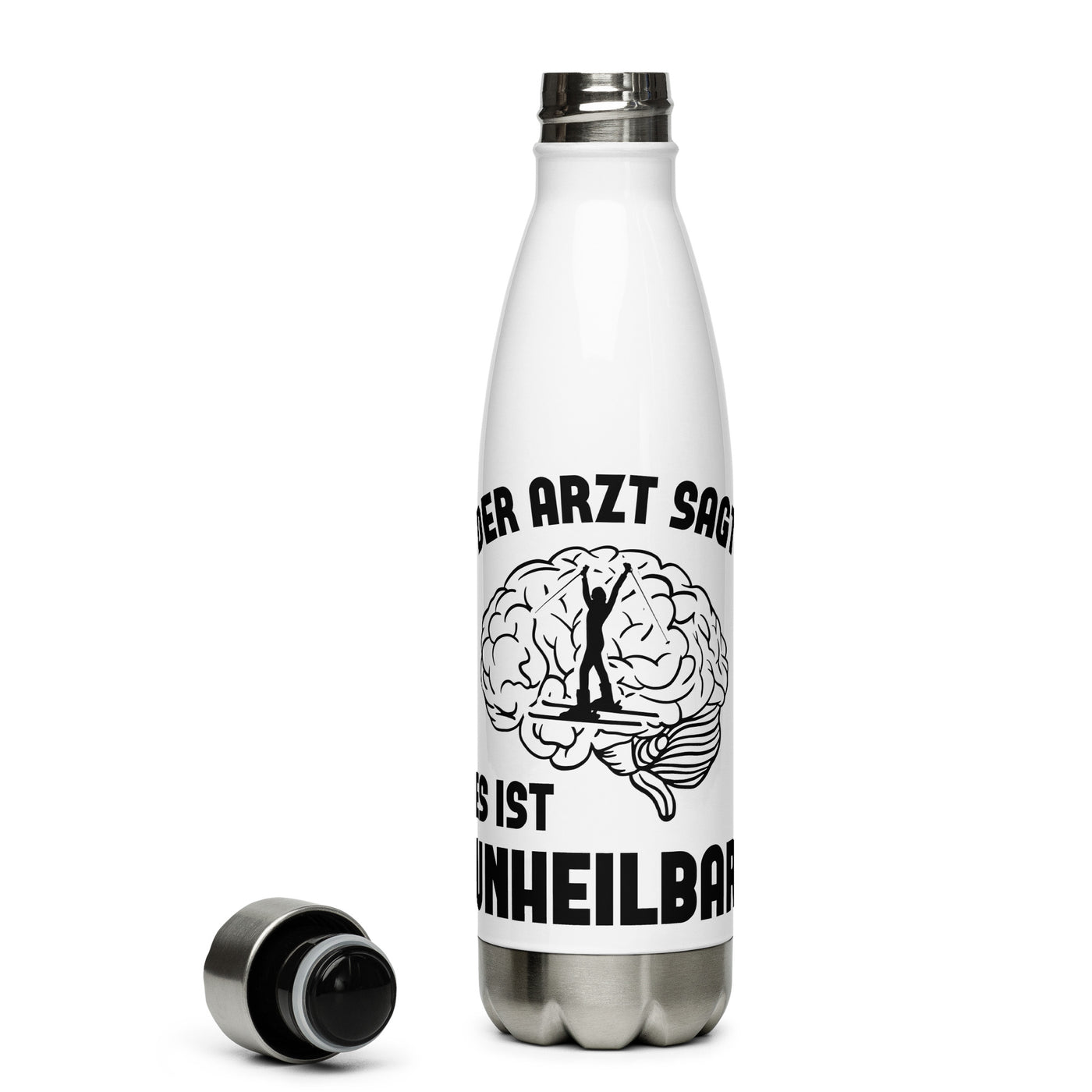 Der Arzt Sagt Es Ist Unheilbar 1 - Edelstahl Trinkflasche ski Default Title