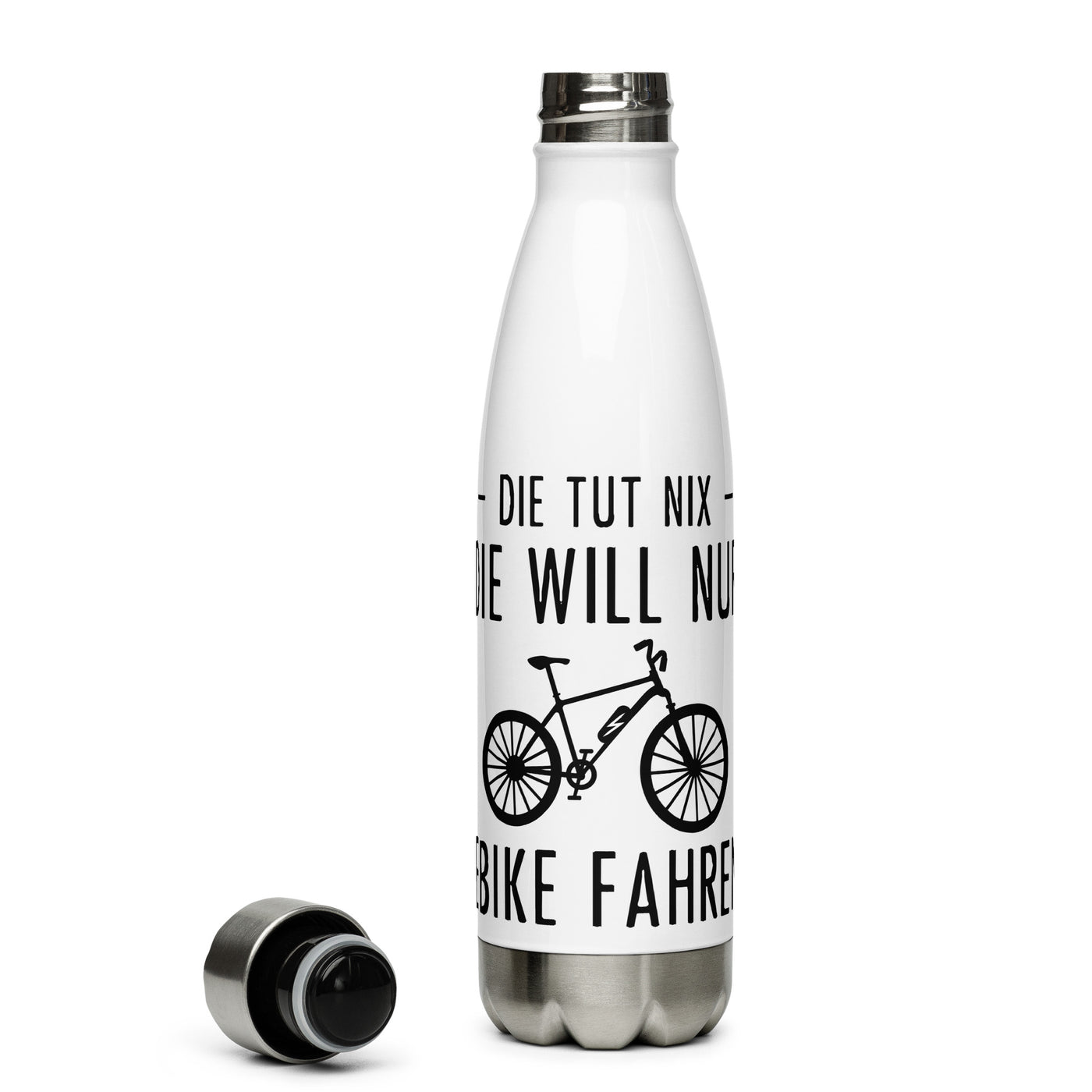 Die Tut Nix Die Will Nur Ebike Fahren - Edelstahl Trinkflasche e-bike Default Title