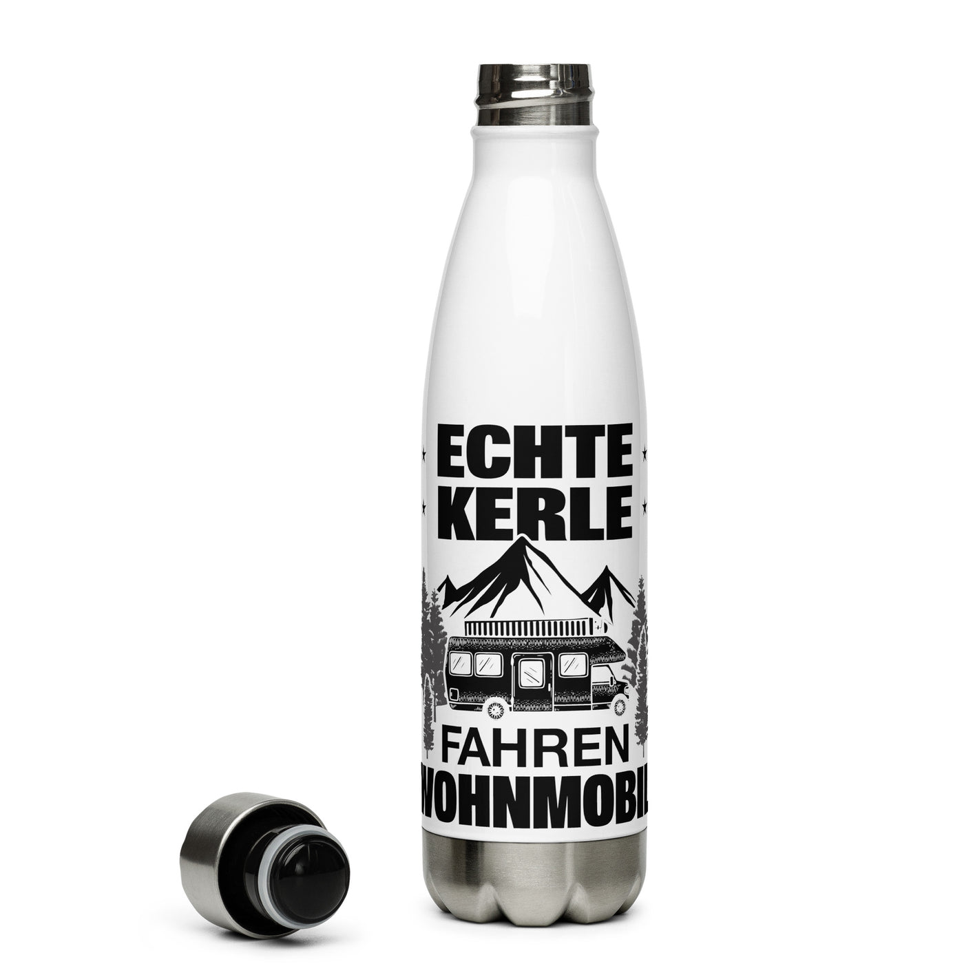 Echte Kerle Fahren Wohnmobil - Edelstahl Trinkflasche camping Default Title