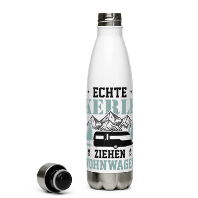 Echte Kerle Ziehen Wohnwagen - Edelstahl Trinkflasche camping Default Title