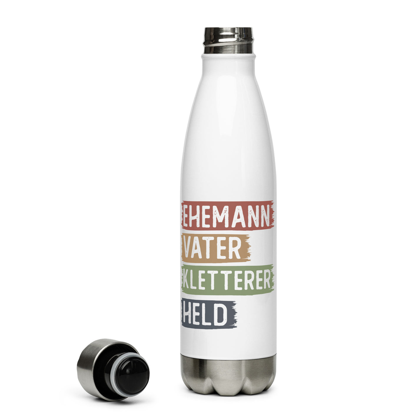 Ehemann, Vater, Kletterer, Held - Edelstahl Trinkflasche klettern Default Title