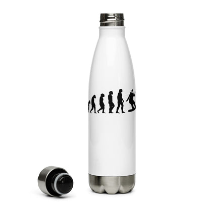 Evolution Und Snowboarden - Edelstahl Trinkflasche snowboarden Default Title