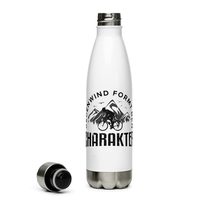 Gegenwind Formt Den Charakter - Edelstahl Trinkflasche fahrrad mountainbike Default Title