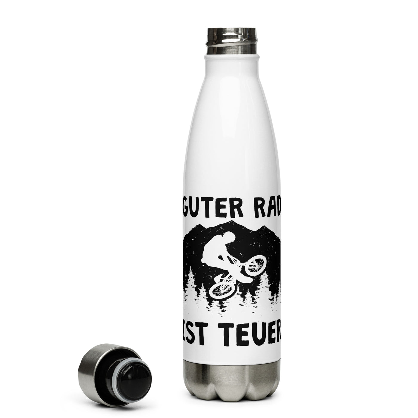 Gutes Rad Ist Teuer. - Edelstahl Trinkflasche fahrrad mountainbike Default Title