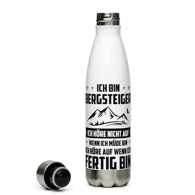 Ich Bin Bergsteiger Ich Hore Nicht Auf Wenn Ich Mude Bin Ich Hore Auf Winn Ich Fertig Bi - Edelstahl Trinkflasche berge Default Title