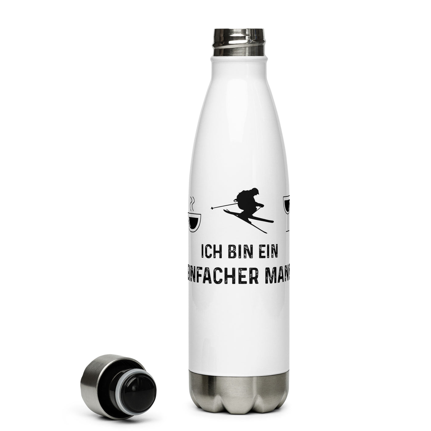 Ich Bin Ein Einfacher Mann - Edelstahl Trinkflasche ski Default Title