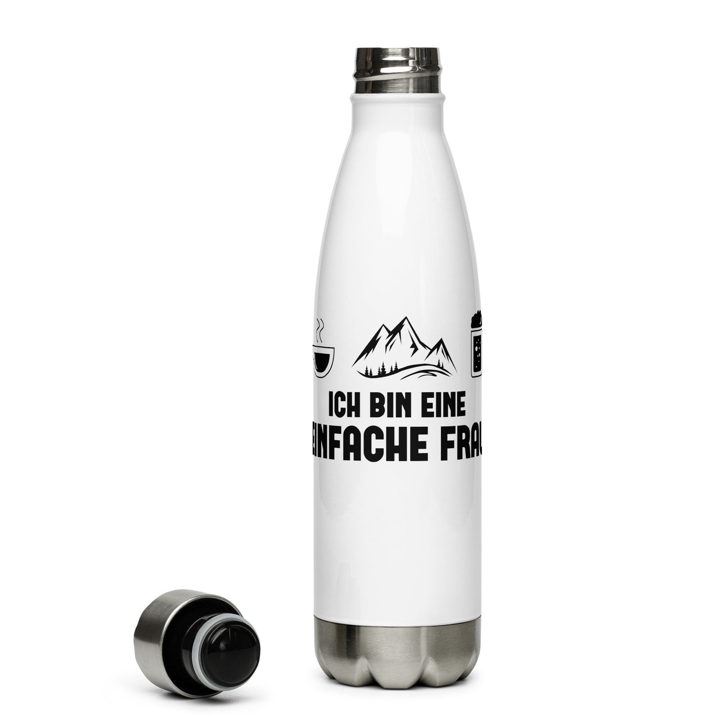 Ich Bin Eine Einfache Frau - Edelstahl Trinkflasche berge Default Title