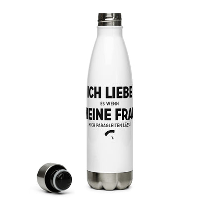 Ich Liebe Es Wenn Meine Frau Mich Paragleiten Lasst - Edelstahl Trinkflasche berge Default Title