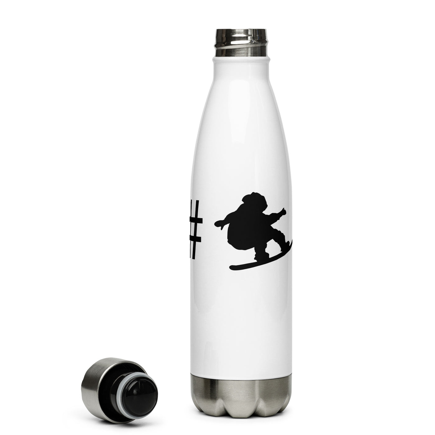 Hashtag – Snowboarden - Edelstahl Trinkflasche snowboarden Default Title