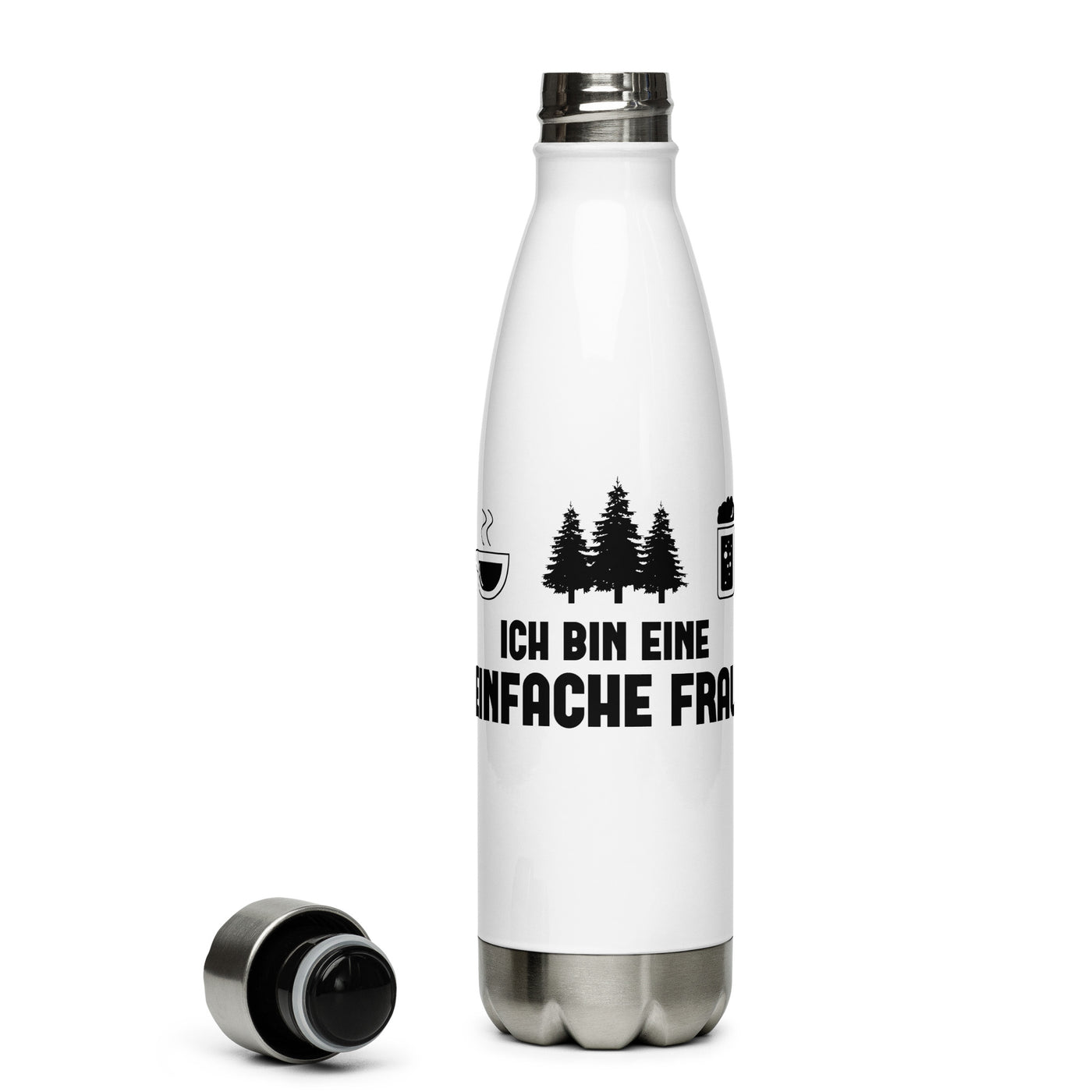 Ich Bin Eine Einfache Frau 3 - Edelstahl Trinkflasche camping Default Title