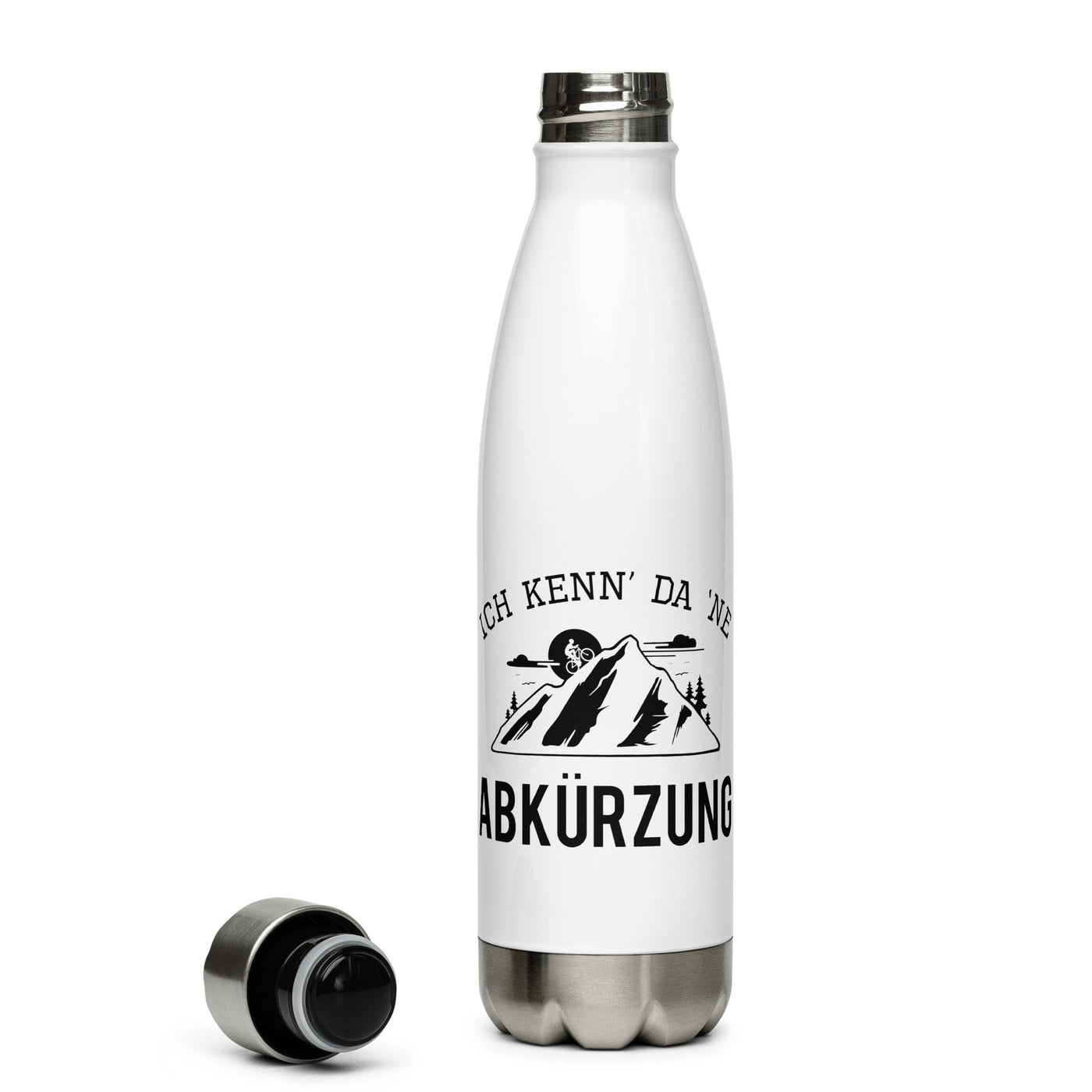 Ich Kenn Da Ne Abkürzung - Edelstahl Trinkflasche mountainbike Default Title