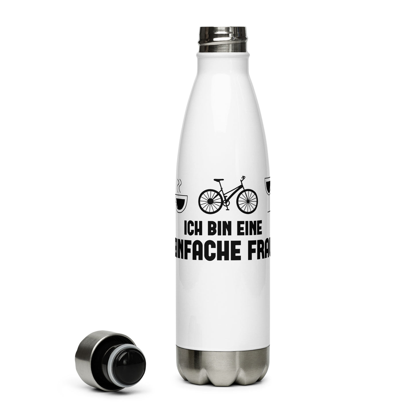 Ich Bin Eine Einfache Frau - Edelstahl Trinkflasche fahrrad Default Title