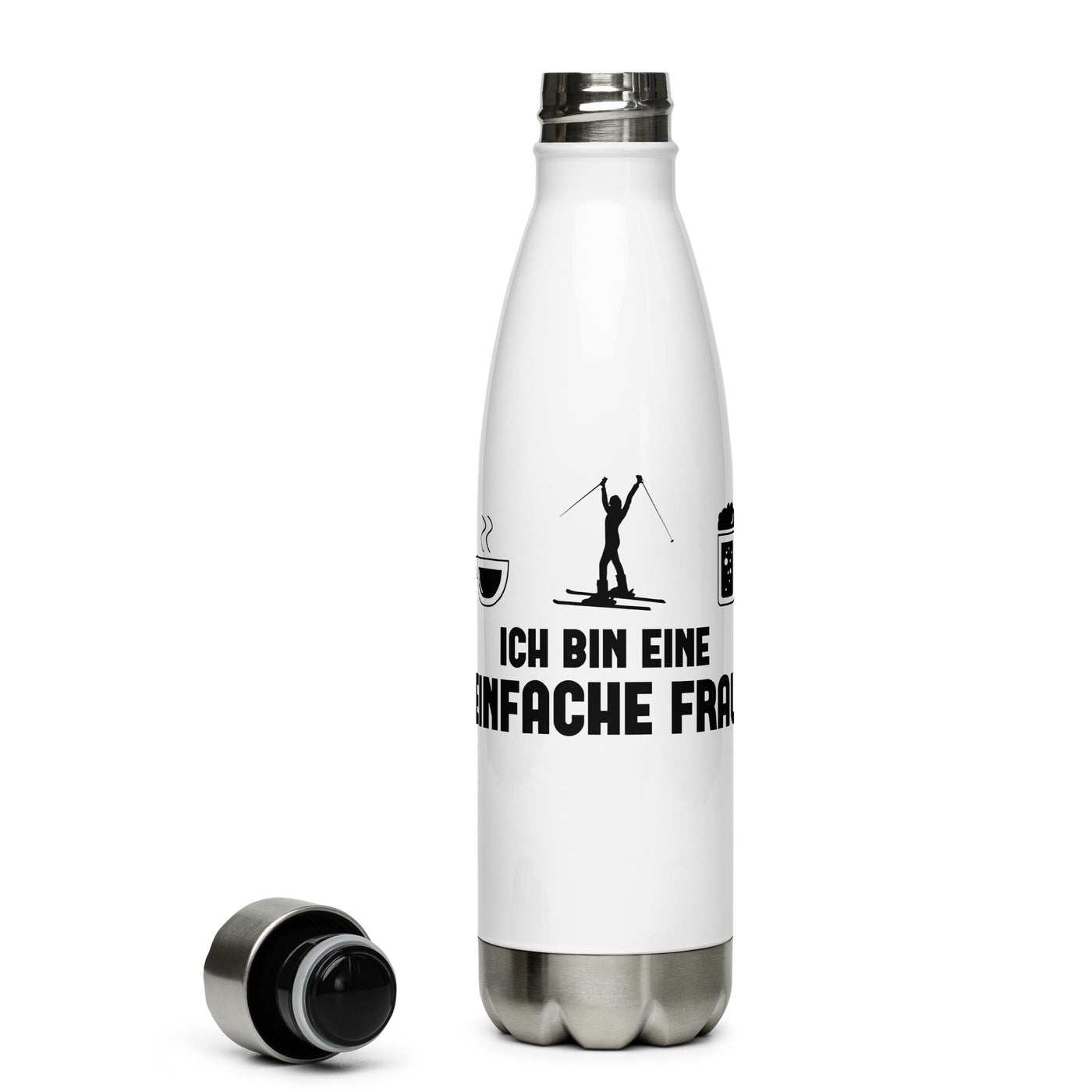 Ich Bin Eine Einfache Frau - Edelstahl Trinkflasche ski Default Title