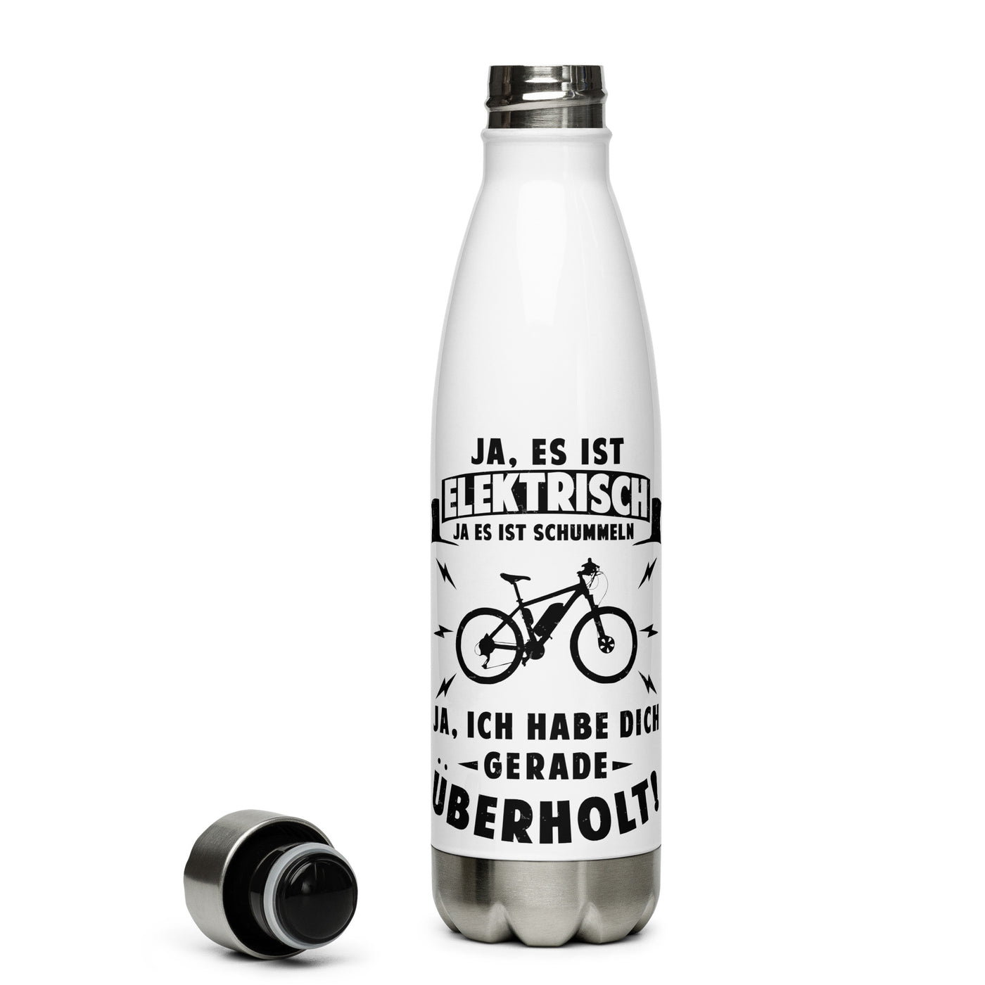 Ist Elektrisch - Habe Dich Überholt - Edelstahl Trinkflasche e-bike Default Title