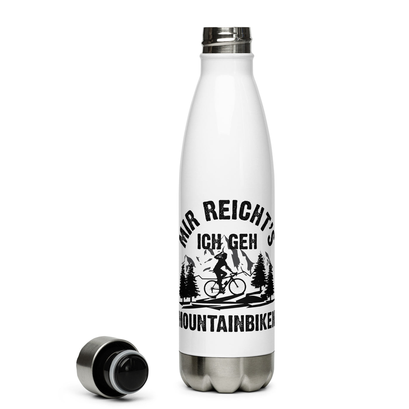 Mir Reicht'S Ich Geh Mountainbiken - Edelstahl Trinkflasche mountainbike Default Title