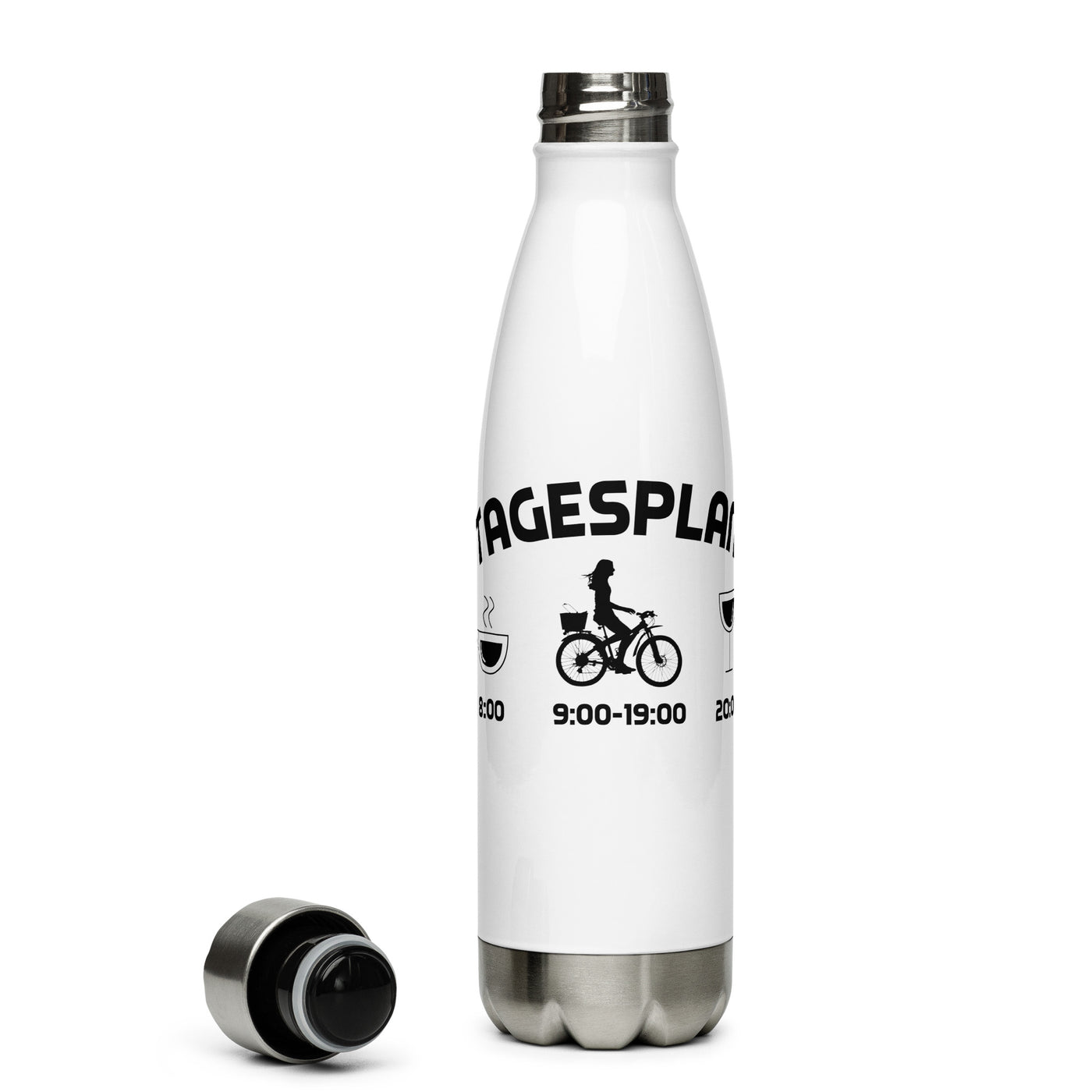 Tagesplan - Edelstahl Trinkflasche fahrrad Default Title