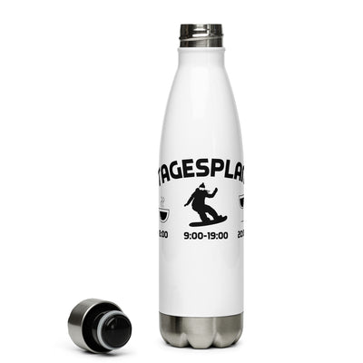 Tagesplan - Edelstahl Trinkflasche snowboarden Default Title