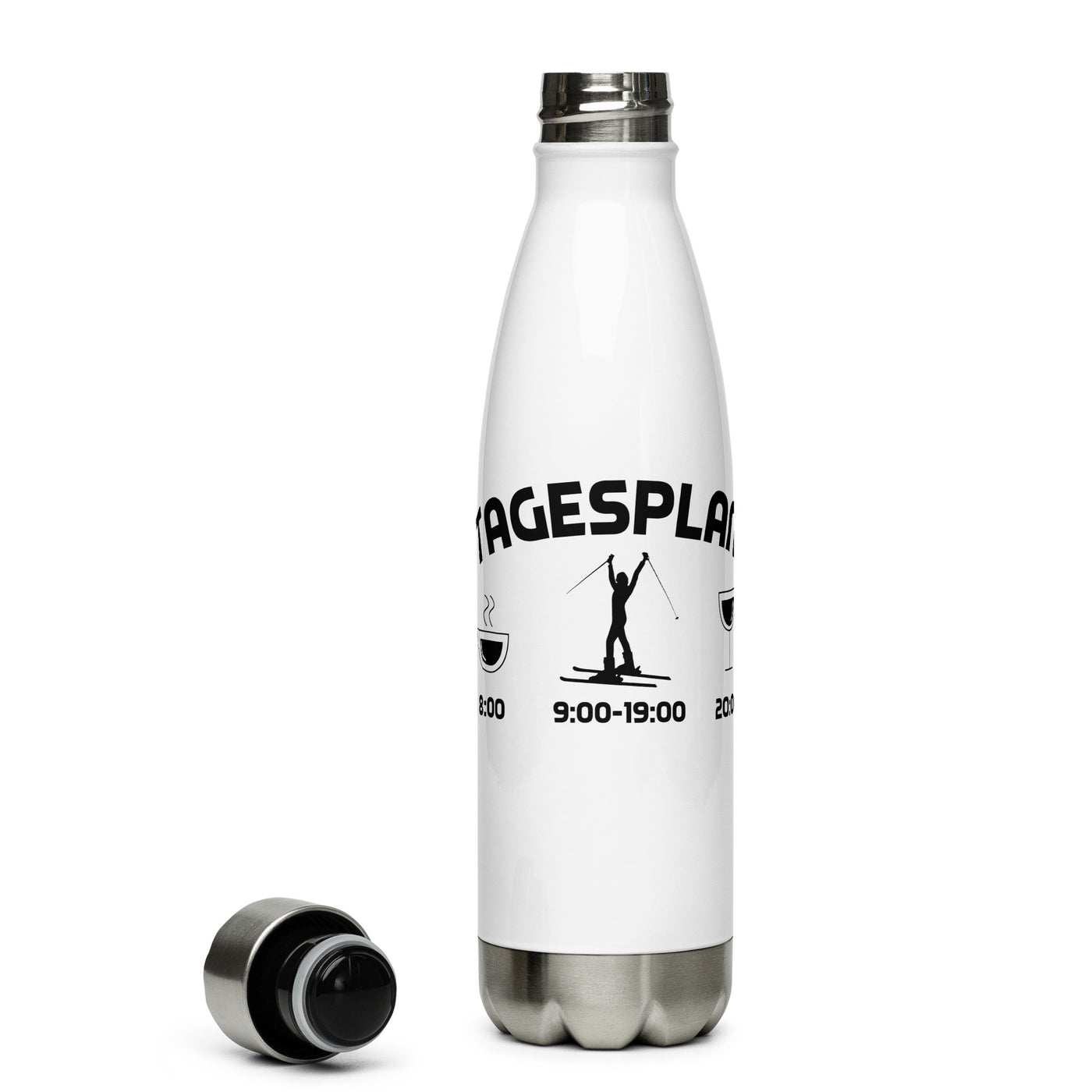 Tagesplan 1 - Edelstahl Trinkflasche ski Default Title