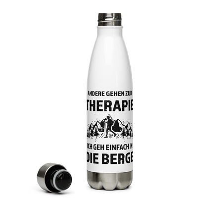 Therapie Ich Geh Einfach In Die Berge - Edelstahl Trinkflasche berge wandern Default Title