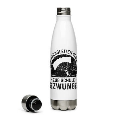 Zum Paragleiten Geboren Zur Schule Gezwungen - Edelstahl Trinkflasche berge Default Title