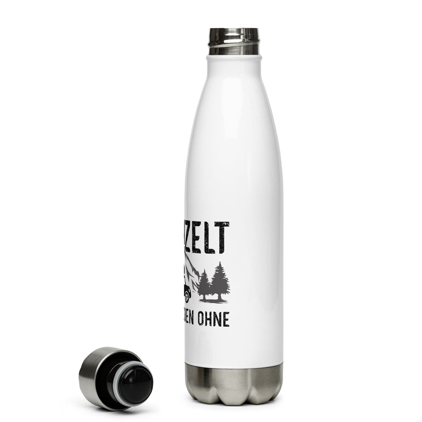 Dachzelt - Edelstahl Trinkflasche camping