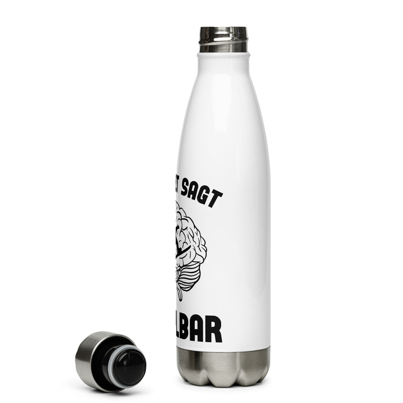 Der Arzt Sagt Es Ist Unheilbar - Edelstahl Trinkflasche snowboarden