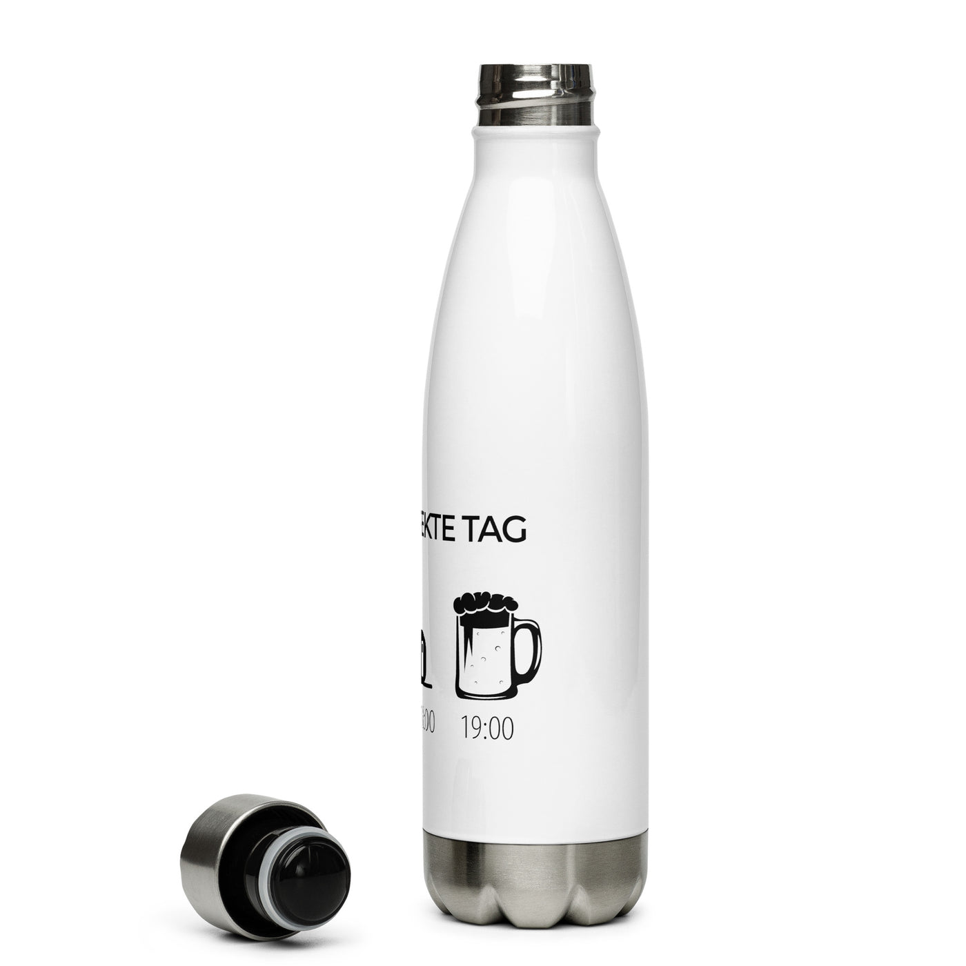 Der Perfekte Camping Tag - Edelstahl Trinkflasche camping