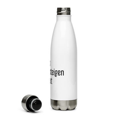 Eat Sleep Bergsteigen Repeat - Edelstahl Trinkflasche klettern