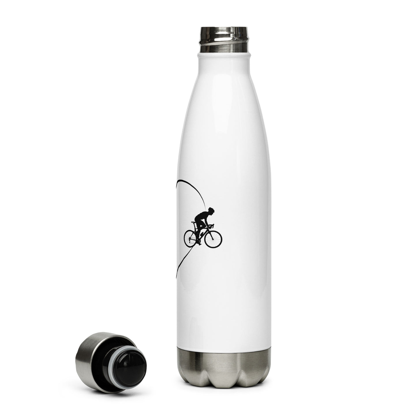 Herz 2 Und Radfahren - Edelstahl Trinkflasche fahrrad