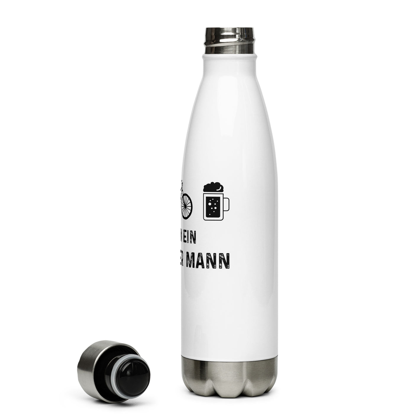 Ich Bin Ein Einfacher Mann - Edelstahl Trinkflasche e-bike