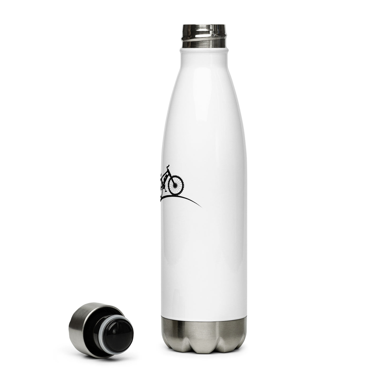 Herz Und E-Bike - Edelstahl Trinkflasche e-bike