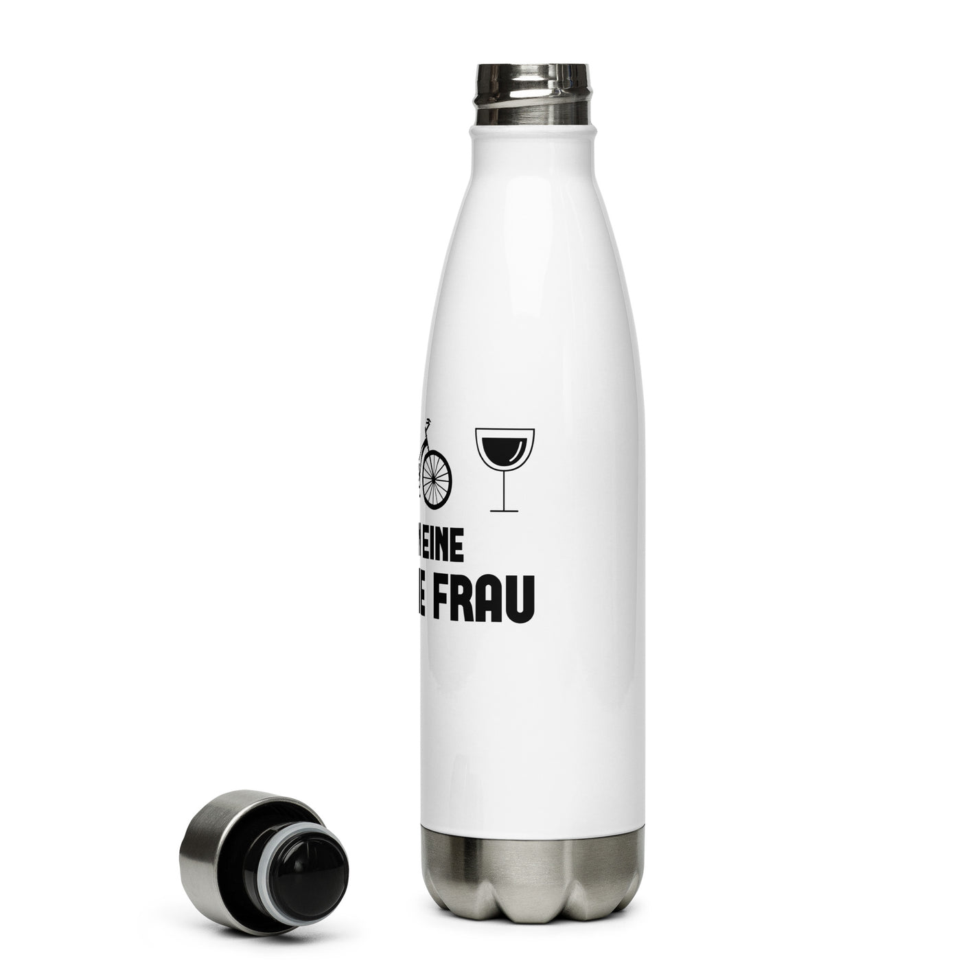 Ich Bin Eine Einfache Frau - Edelstahl Trinkflasche fahrrad