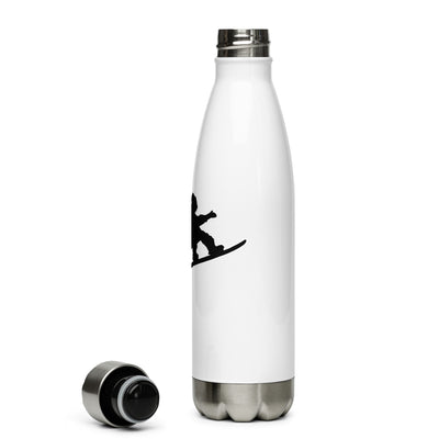 Hashtag – Snowboarden - Edelstahl Trinkflasche snowboarden