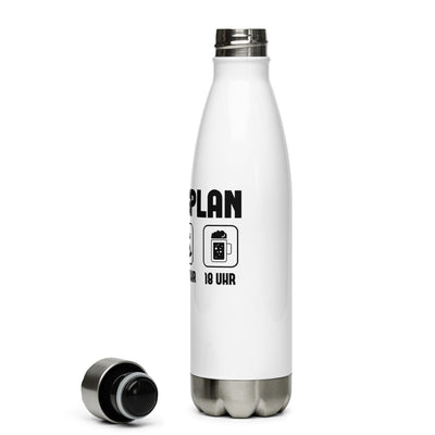 Tagesplan 1 - Edelstahl Trinkflasche snowboarden