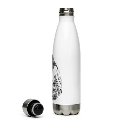 Thumb Print - Skiing - Edelstahl Trinkflasche ski