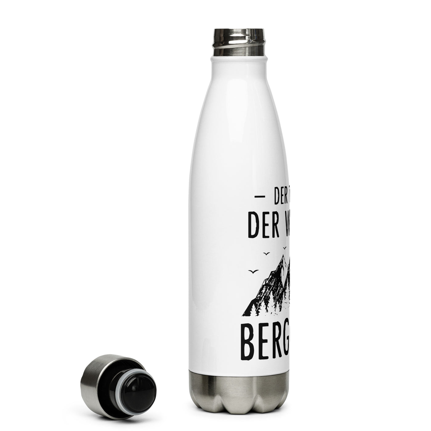 Der Tut Nix Der Will Nur Berggehen - Edelstahl Trinkflasche berge