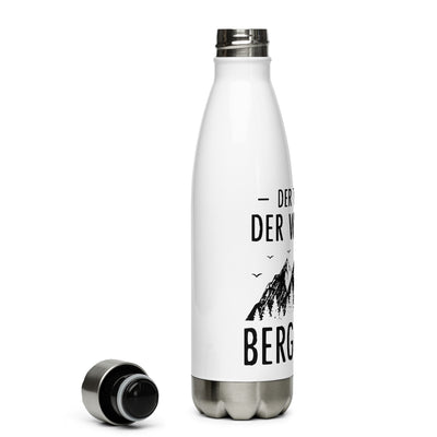 Der Tut Nix Der Will Nur Berggehen - Edelstahl Trinkflasche berge